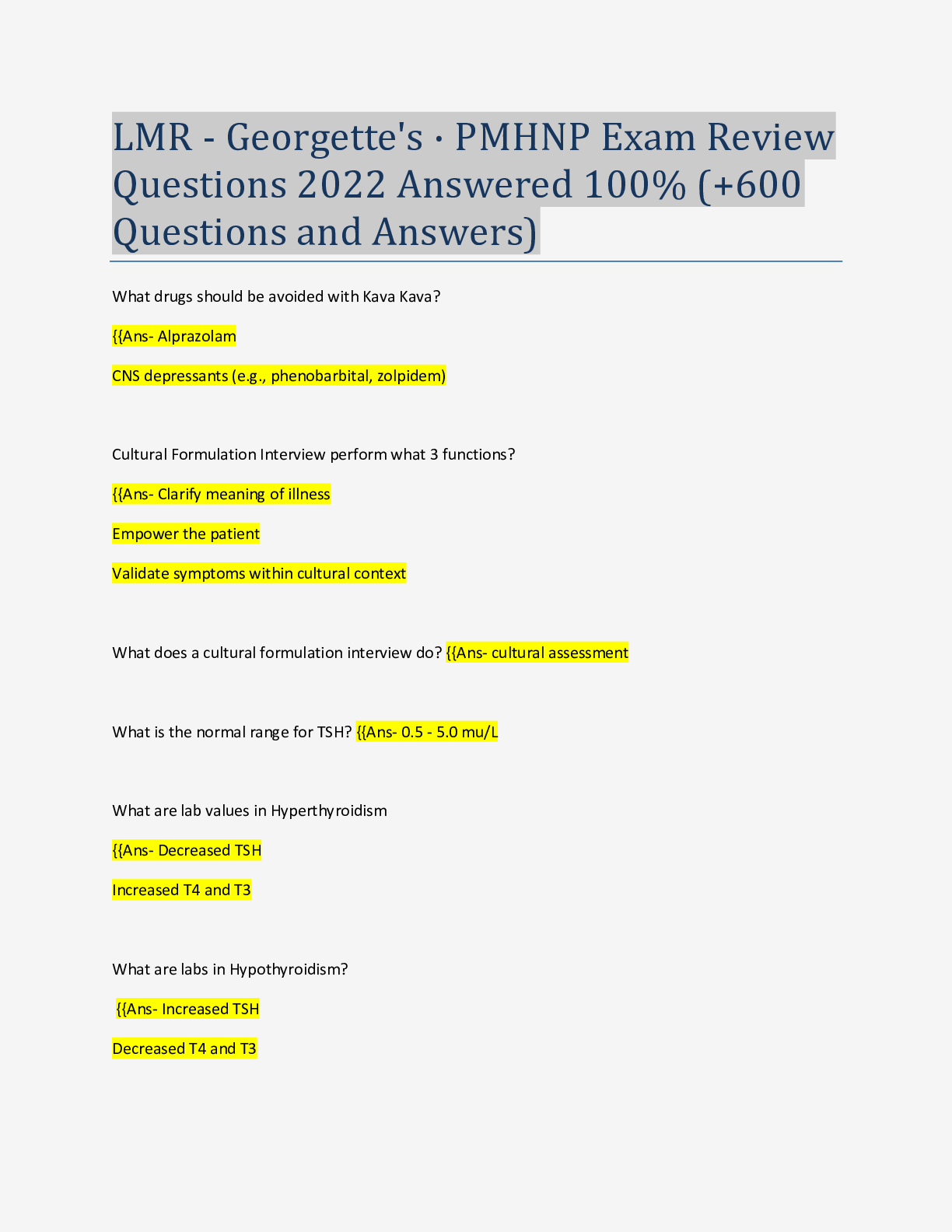 Preview image for LMR - Georgette's Exam Review Bank_ .